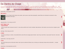 Tablet Screenshot of dedentrodocloset.blogspot.com