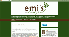 Desktop Screenshot of eat-realfood.blogspot.com