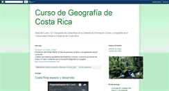 Desktop Screenshot of geografiacr.blogspot.com