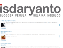 Tablet Screenshot of isdaryanto.blogspot.com