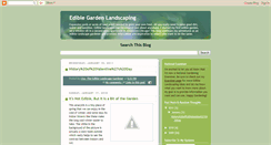 Desktop Screenshot of ediblegardenlandscaping.blogspot.com