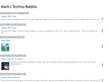 Tablet Screenshot of markstechno-babble.blogspot.com