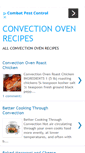 Mobile Screenshot of convectionovenrecipes.blogspot.com