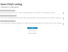 Tablet Screenshot of karenfield.blogspot.com