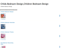 Tablet Screenshot of childsbedroomdesign.blogspot.com