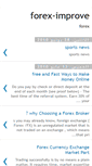 Mobile Screenshot of forex-improve.blogspot.com