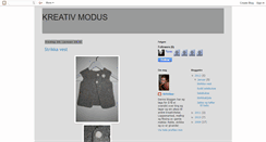 Desktop Screenshot of kreativmodus.blogspot.com
