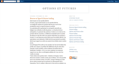 Desktop Screenshot of options-futures-trading.blogspot.com