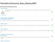 Tablet Screenshot of portafolioenfermeriaeticabioetica2007.blogspot.com