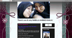 Desktop Screenshot of nabilla86.blogspot.com