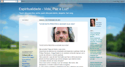 Desktop Screenshot of espiritualidadevidapazeluz.blogspot.com