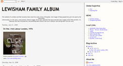 Desktop Screenshot of lewishamfamilyalbum.blogspot.com