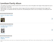 Tablet Screenshot of lewishamfamilyalbum.blogspot.com