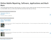 Tablet Screenshot of online-mobile-repairing.blogspot.com