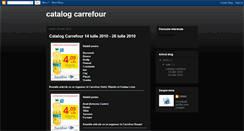 Desktop Screenshot of catalogcarrefour.blogspot.com
