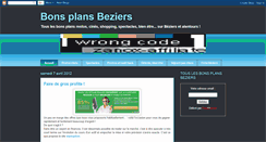 Desktop Screenshot of bonsplansbeziers.blogspot.com
