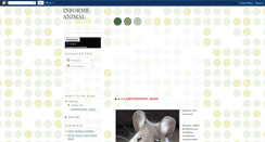 Desktop Screenshot of informeanimal.blogspot.com