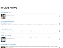 Tablet Screenshot of informeanimal.blogspot.com