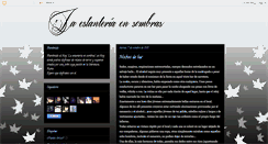 Desktop Screenshot of laestanteriaensombras.blogspot.com