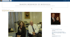 Desktop Screenshot of makingmemoriesinmongolia.blogspot.com