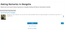 Tablet Screenshot of makingmemoriesinmongolia.blogspot.com