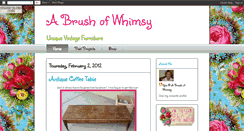 Desktop Screenshot of abrushofwhimsy.blogspot.com