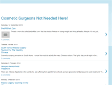 Tablet Screenshot of cosmeticsurgeons.blogspot.com