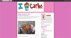 Desktop Screenshot of gottalovecarbs.blogspot.com