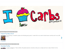 Tablet Screenshot of gottalovecarbs.blogspot.com