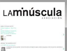 Tablet Screenshot of laminuscula.blogspot.com