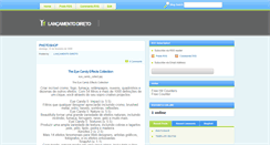 Desktop Screenshot of lancamentodireto.blogspot.com