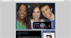 Desktop Screenshot of equipeclosetopaola.blogspot.com