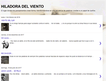 Tablet Screenshot of hiladoradelviento.blogspot.com