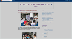 Desktop Screenshot of mandalaworkshopsmanila2007.blogspot.com
