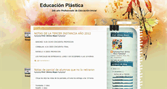 Desktop Screenshot of educacionplasticai80.blogspot.com