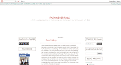 Desktop Screenshot of faithneverfails.blogspot.com