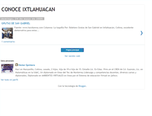 Tablet Screenshot of conoceixtlahuacan.blogspot.com