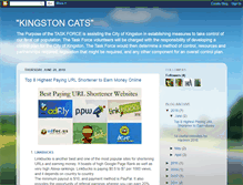 Tablet Screenshot of kingstoncats.blogspot.com