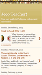 Mobile Screenshot of jecoteacher.blogspot.com