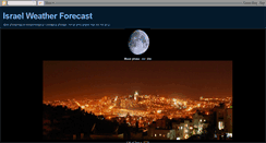 Desktop Screenshot of israelweather-cat.blogspot.com