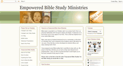 Desktop Screenshot of empoweredbiblestudy.blogspot.com