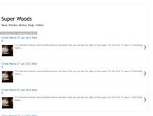 Tablet Screenshot of newsuperwoods.blogspot.com