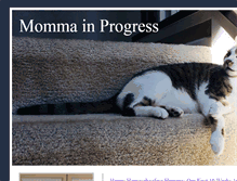 Tablet Screenshot of mommainprogress.blogspot.com