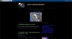 Desktop Screenshot of geo-curiosidades.blogspot.com