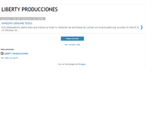 Tablet Screenshot of libertyproducciones.blogspot.com