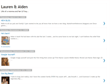 Tablet Screenshot of laurenandaiden.blogspot.com