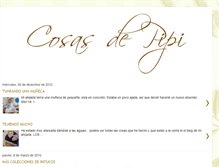 Tablet Screenshot of cosasdepipi.blogspot.com