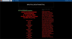 Desktop Screenshot of brutaldeathmetal.blogspot.com