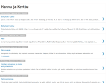 Tablet Screenshot of hannujakerttu.blogspot.com