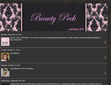 Tablet Screenshot of beautypeek.blogspot.com